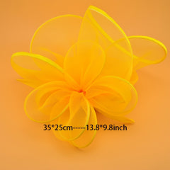 Vintage Mesh Flower Fascinator Clip Headpiece