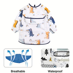 Waterproof Long Sleeve Art Smock with Pocket