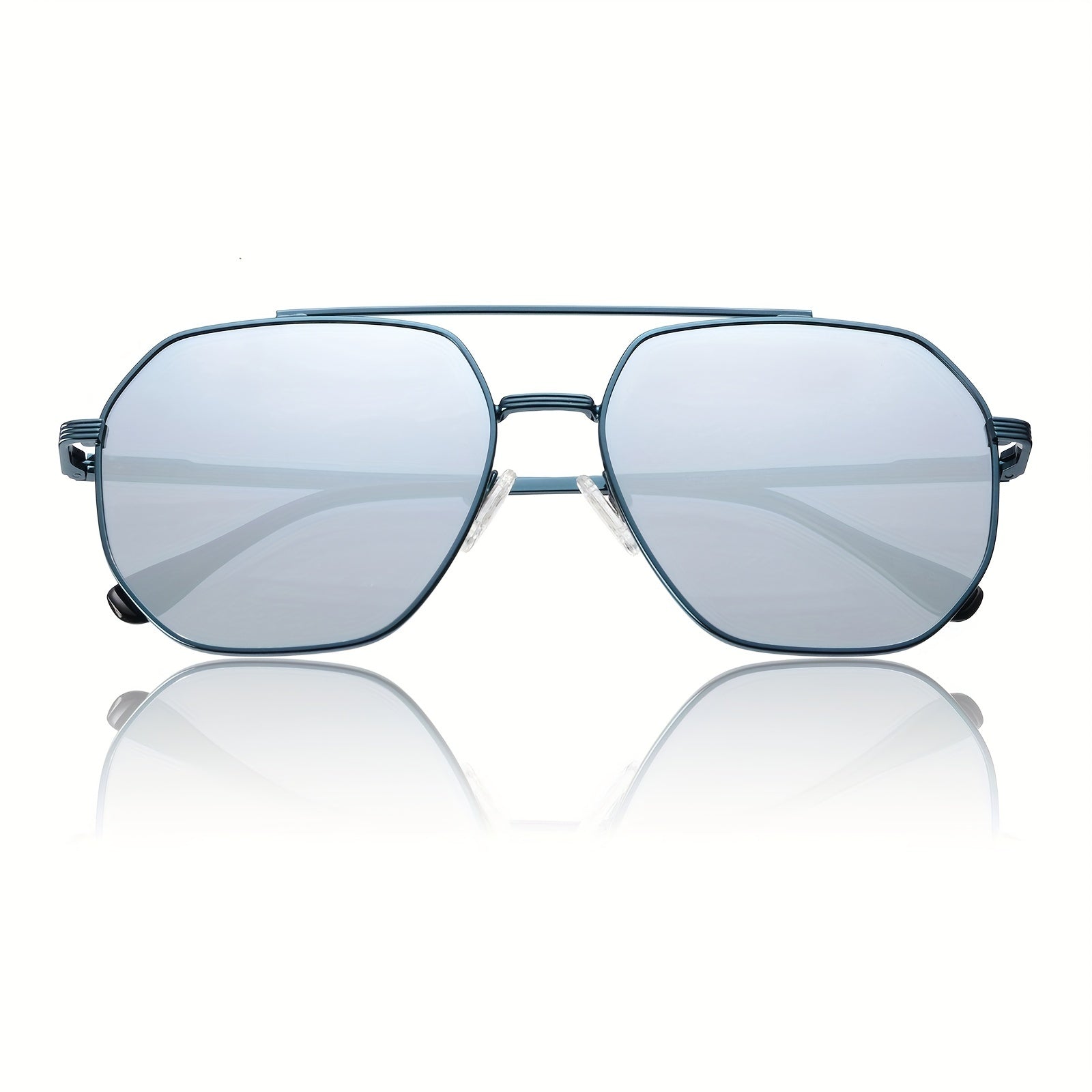 Men's Retro Large Frame Sunglasses UV Resistant for Holiday Outdoor Beach