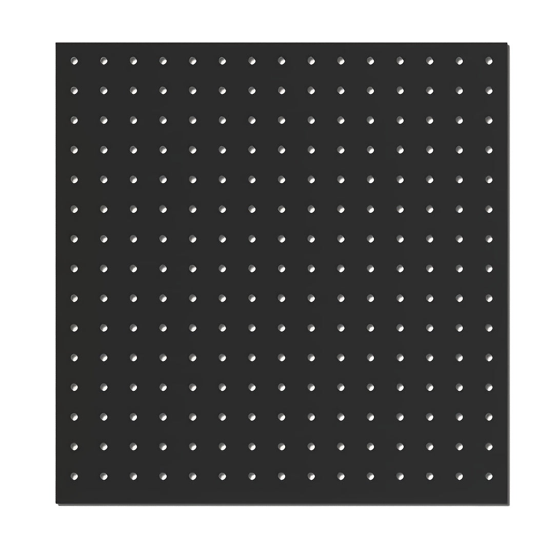 Metal Pegboard w/ 1in Hole Spacing & Screws for Garage Wall Storage