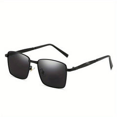 Polarized Sunglasses Men's Driving Fishing Metal Sunshade UV Protection Glasses