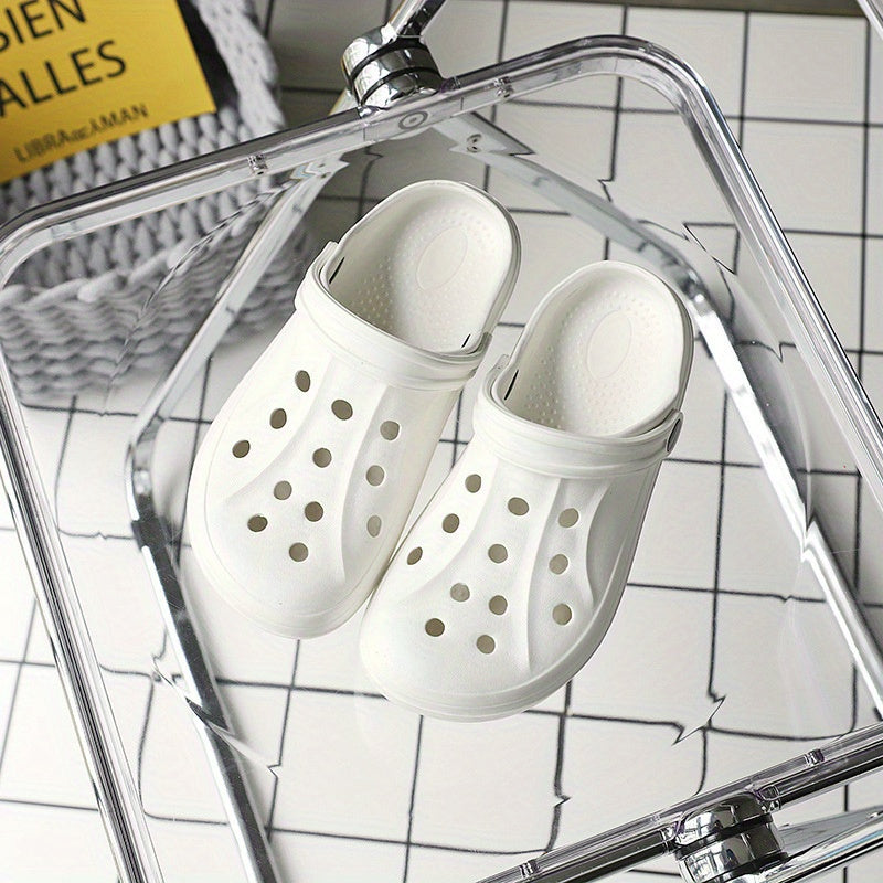 Women's Hollow Out Clogs Casual Garden Shoes Slip On Beach Shoes