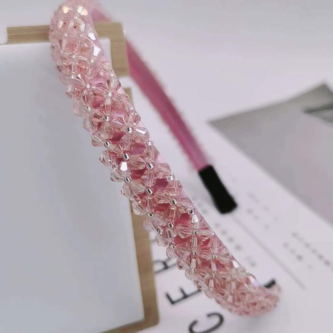 Crystal Hair Hoop Wide Brimmed Sweet Hair Accessories