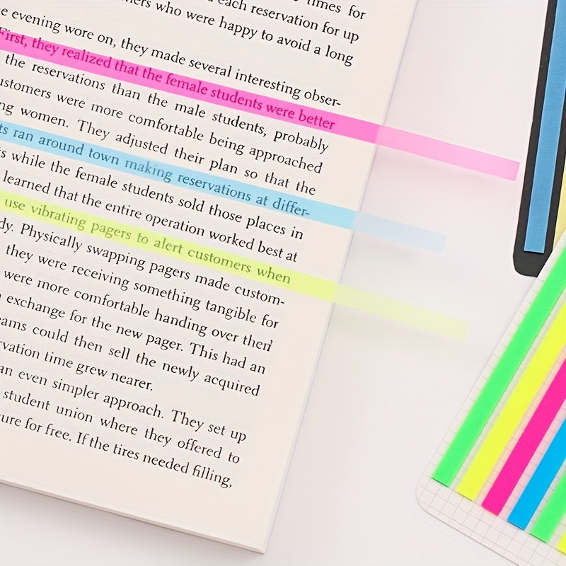 320pcs Highlighter Sticky Notes Page Markers Annotating Books Office Supplies