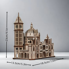 3D Wooden Castle Puzzle Kit Architecture Gift Thanksgiving Christmas