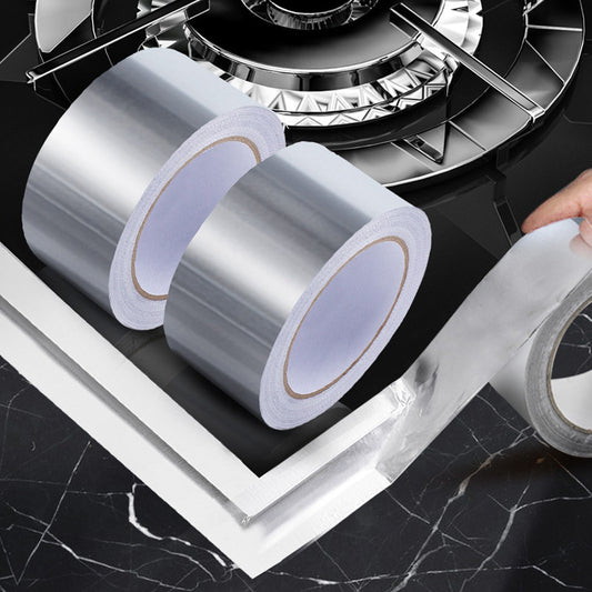 Aluminum Foil Tape High Temp Caulking Range Hood Hot Water Pipe Sealing