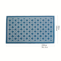 5x8ft Outdoor Rug Carpet Patio RV Camping Waterproof Reversible UV Resistant