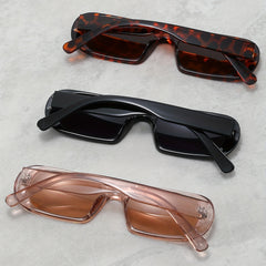 3 Pairs Vintage Square Frame Sunglasses Unisex Sports Driving Fishing Glasses