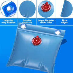 2pcs Heavy Duty Wall Bag For Pool Winter Covers Extra Security