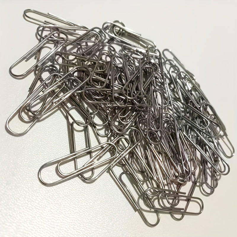 80pcs No 3 Metal Paper Clip Stationery