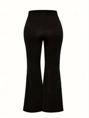  High Waist Flare Leg Pants