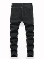 Boys Ripped Straight Jeans Denim Pants