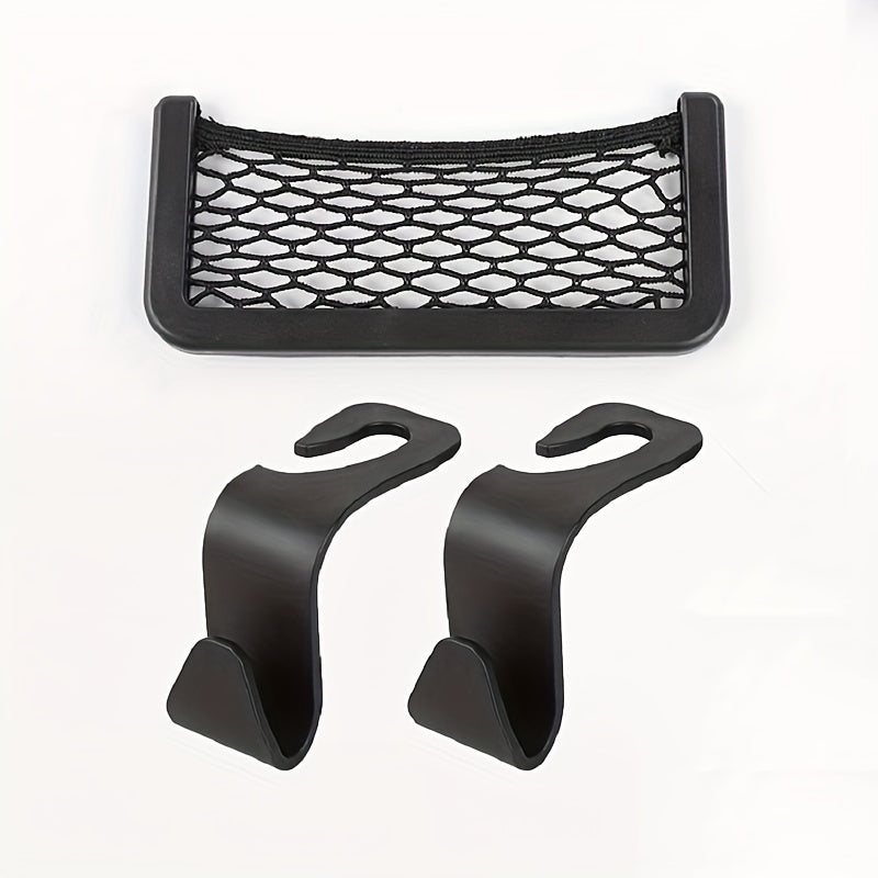 Car Mobile Phone Bag Storage Mesh Rack Car Debris Storage