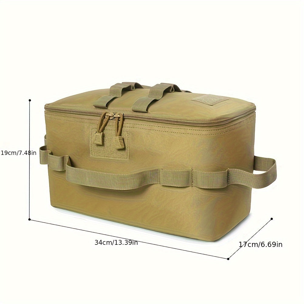 Outdoor Camping Picnic Tableware Storage Bag Durable Handbag