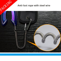 Stainless Steel Fishing Pliers: Scissors, Cutter, Hook Remover