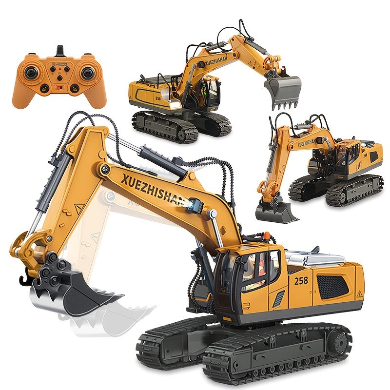 Kids Remote Control Excavator Crawler Digging Machine Toy