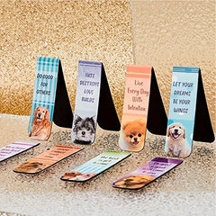 24pcs Magnetic Bookmark Page Marker Inspirational Quote for Students