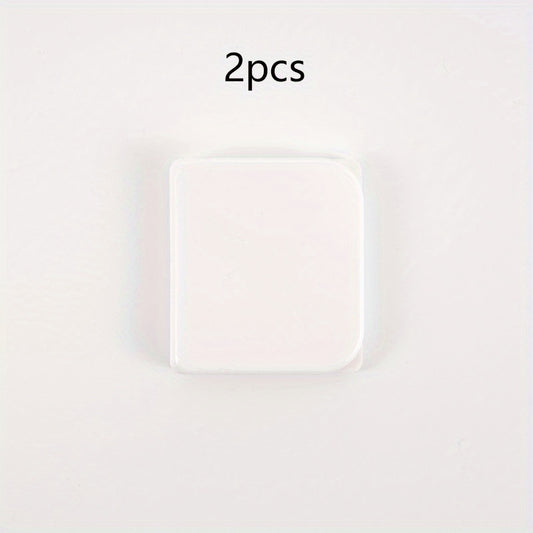 2pcs Adhesive Shower Curtain Clip Hold Up To 5kg