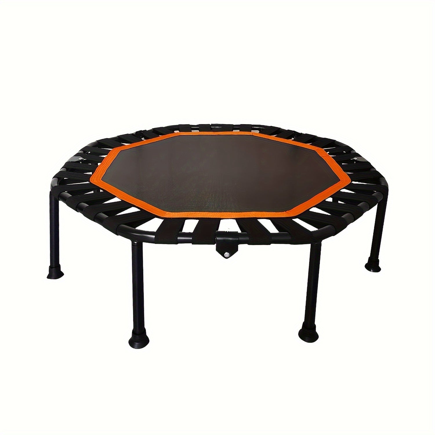Foldable Trampoline Fitness Trampoline With Straps Adjustable Foam Handles