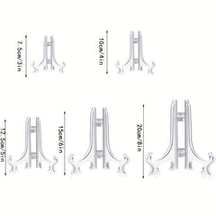 10pcs Plastic Rack Plate Bracket Stand for Halloween
