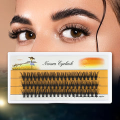 Natural Curling Individual Cluster Eyelash Extensions for Personal Use