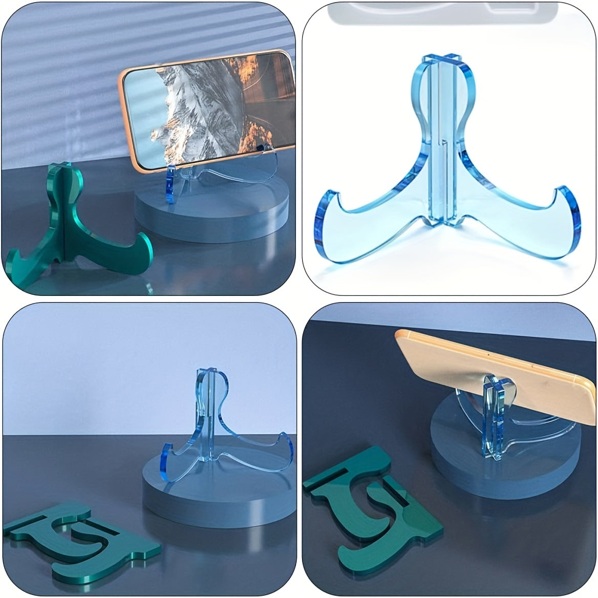 Resin Phone Stand Silicone Casting Molds for Photo Display