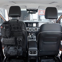 Molle Seat Back Storage Bag Car Seat Organizer With Pouches
