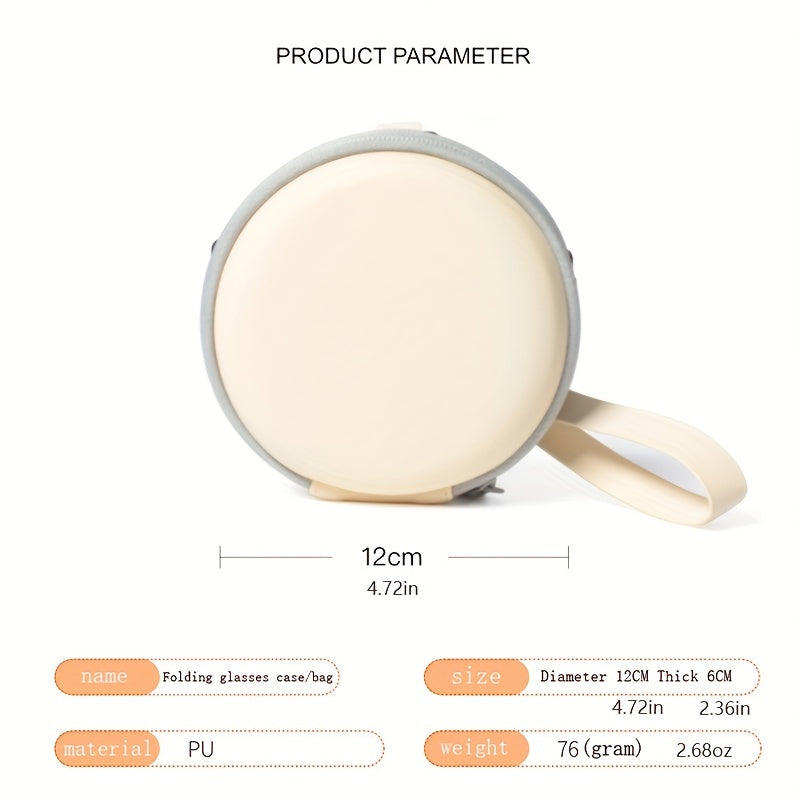 Hard Shell Glasses Case for Foldable Glasses