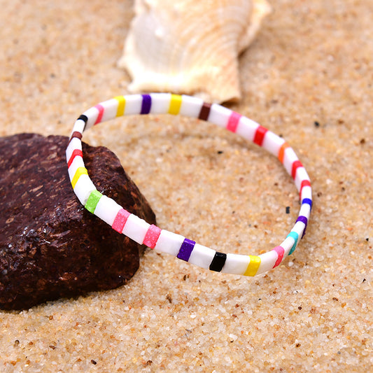 Boho Beaded Bracelets for Women Hand Jewelry