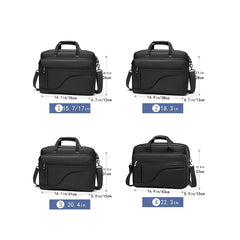 18 Cm Laptop Bag Expandable Briefcase Computer Bag Men Women
