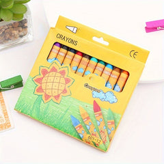 Crayon Painting Pen 24 Colors Multicolor Pen Stationery Prizes