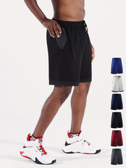 Men's Basketball Shorts Running Marathon Loose Capris Large Casual Mesh