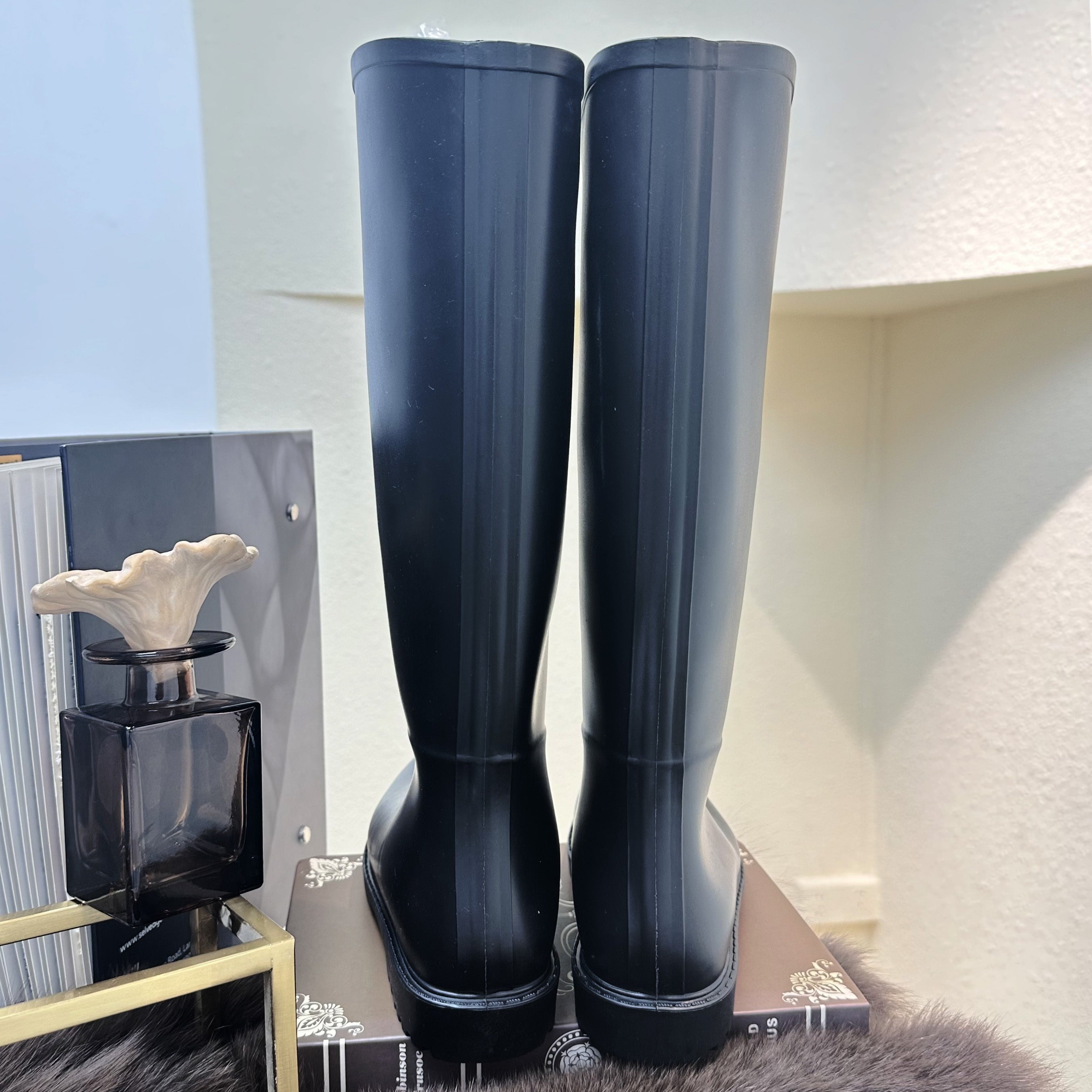 Women's Waterproof High Top Rain Boots
