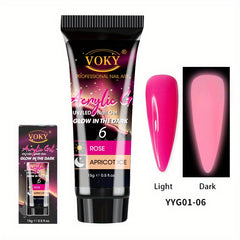 Poly Gel Nail Set 12 Colors 15g Neon Builder Poly Nail Gel Nail Enhancement Set