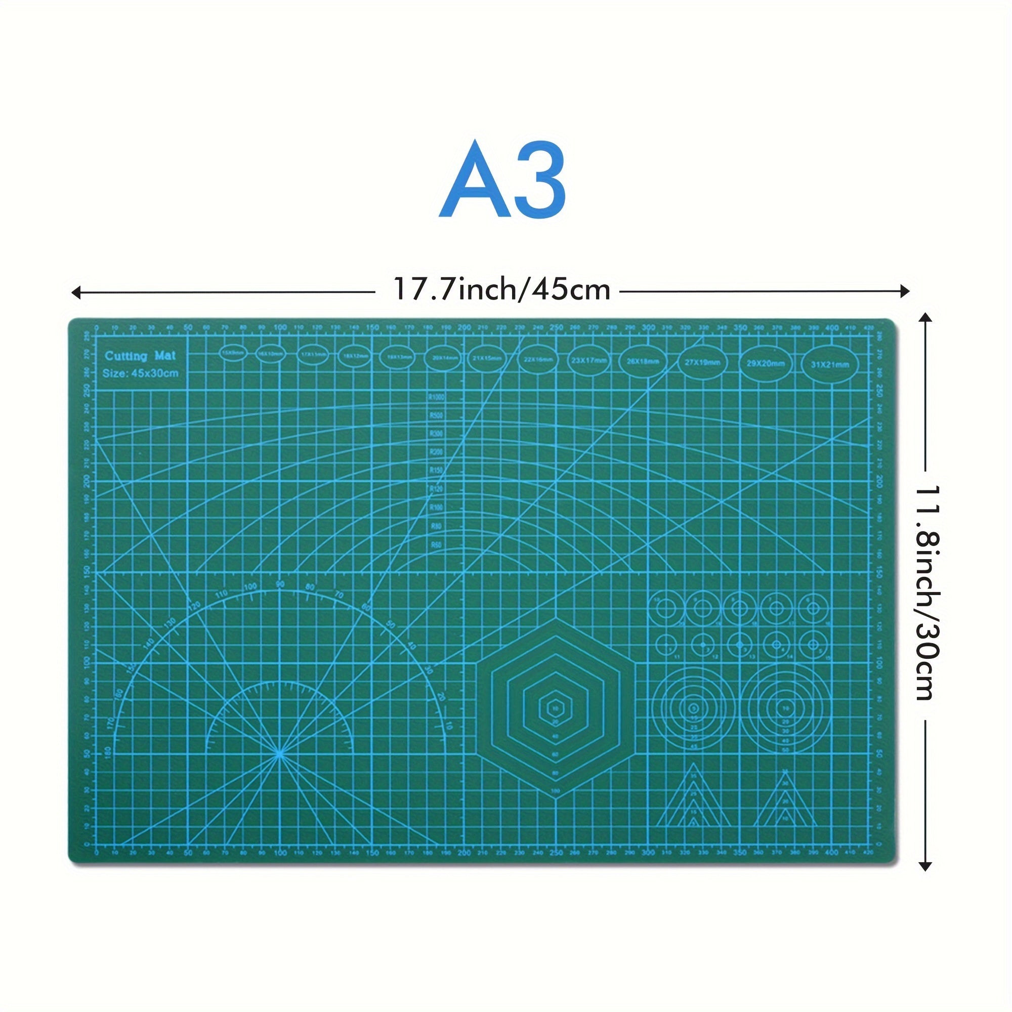 Thickened A3 Size Cutting Mat PVC Desktop Protective M