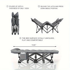Portable Folding Bed for Office Nap Home Camping