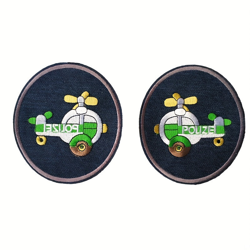 9pcs Jeans Embroidered Patches For Men Sew On Repair Patch DIY Crafts