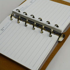 Vintage Leather Note Book 96 Sheets Cowhide Plan Note