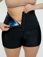  Shapewear High Rise Front Buckle Stretch Shorts