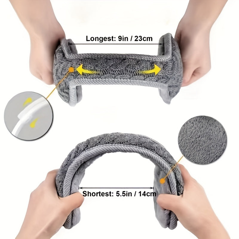 Foldable Fleece Earmuffs, Cold Weather Protection, Winter Outdoor