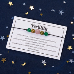 Healing Crystal Bracelet Natural Stone Beaded Bracelets Reduce Anxiety & Stress