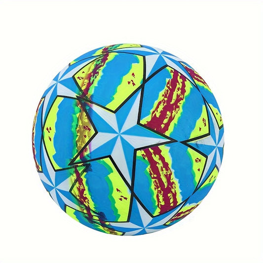 Rainbow Sports Balls Set - Playground Ball Basketball Soccer Kickball Inflatable