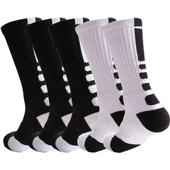 Men's Basketball Socks Comfortable Crew Running Socks
