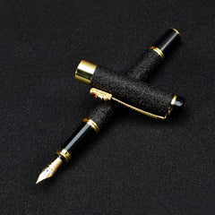 1pc Fountain Pen Classic Frosted Pen With Amazing Comfort Grips Fine Nib