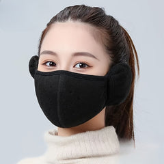 Winter Ear Cover And Mask Set - Cold Proof Breathable Polyester - Hiking Skiing
