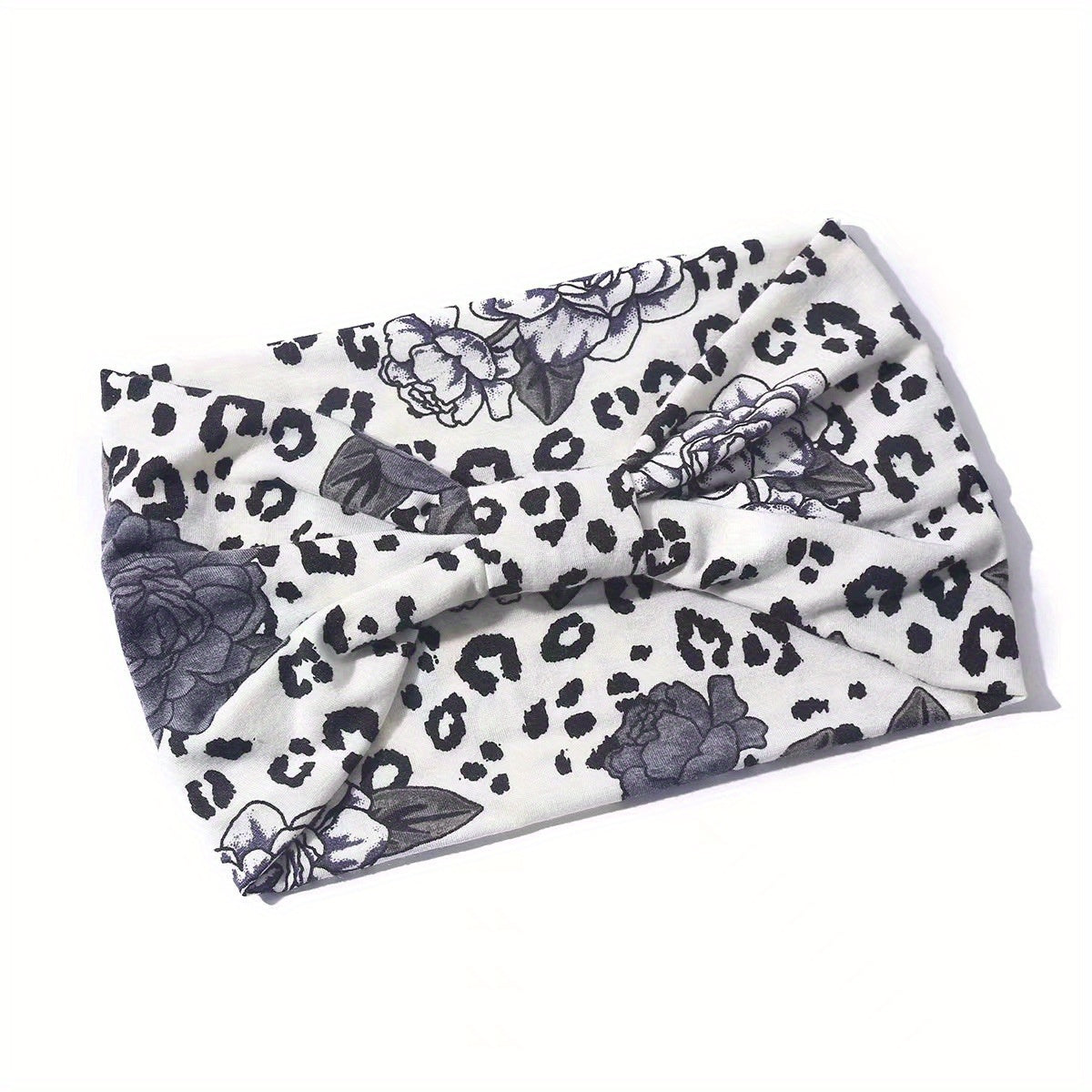 Boho Headband Non Slip Hair Band Stretchy Turban Head Wraps For Women Girls