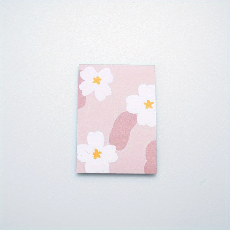 30 Pages Mini Stickers Small Flowers Easy Carrying Office Student Notebook