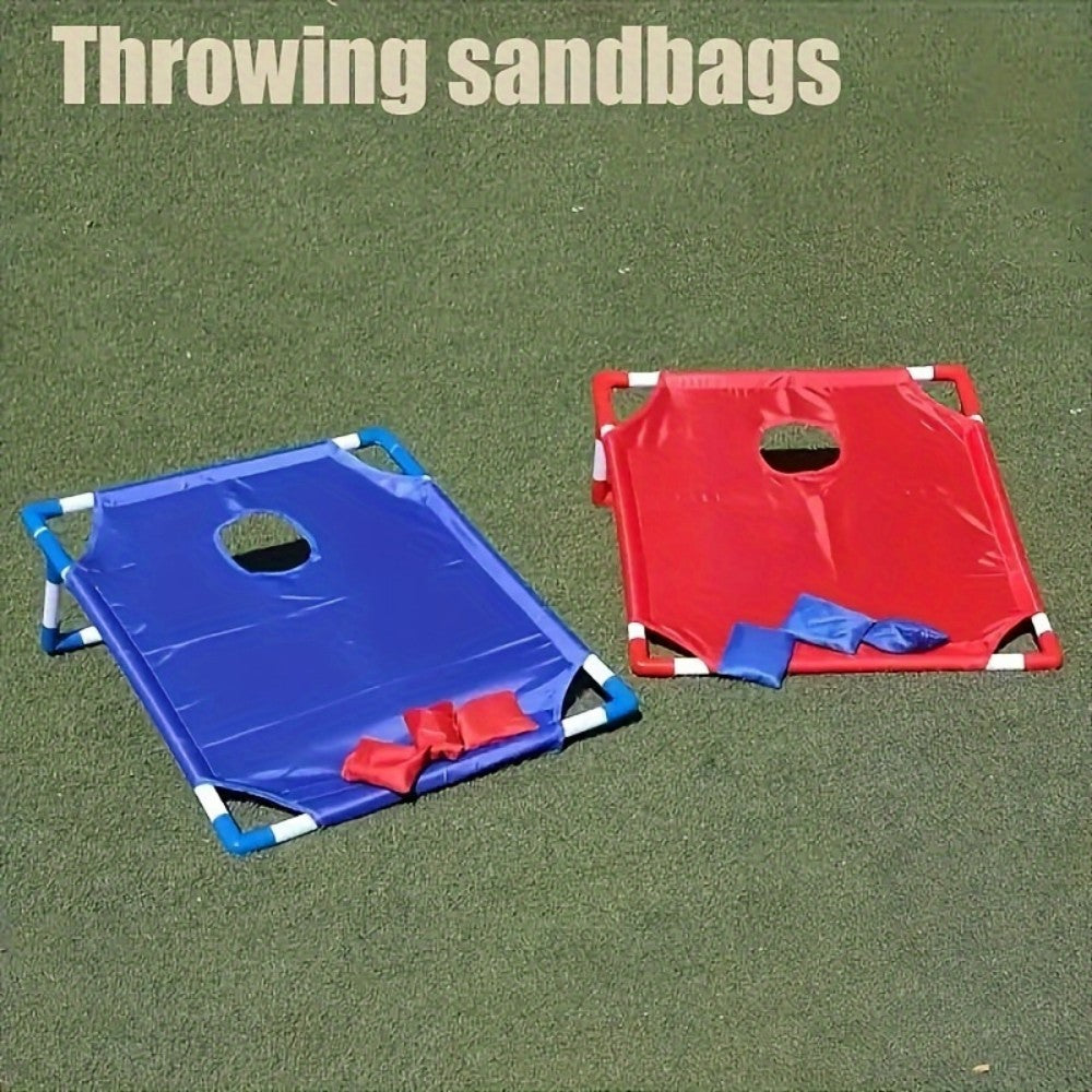 Foldable Bean Bag Toss Game Set Durable PC Material Includes 3 Bean Bags