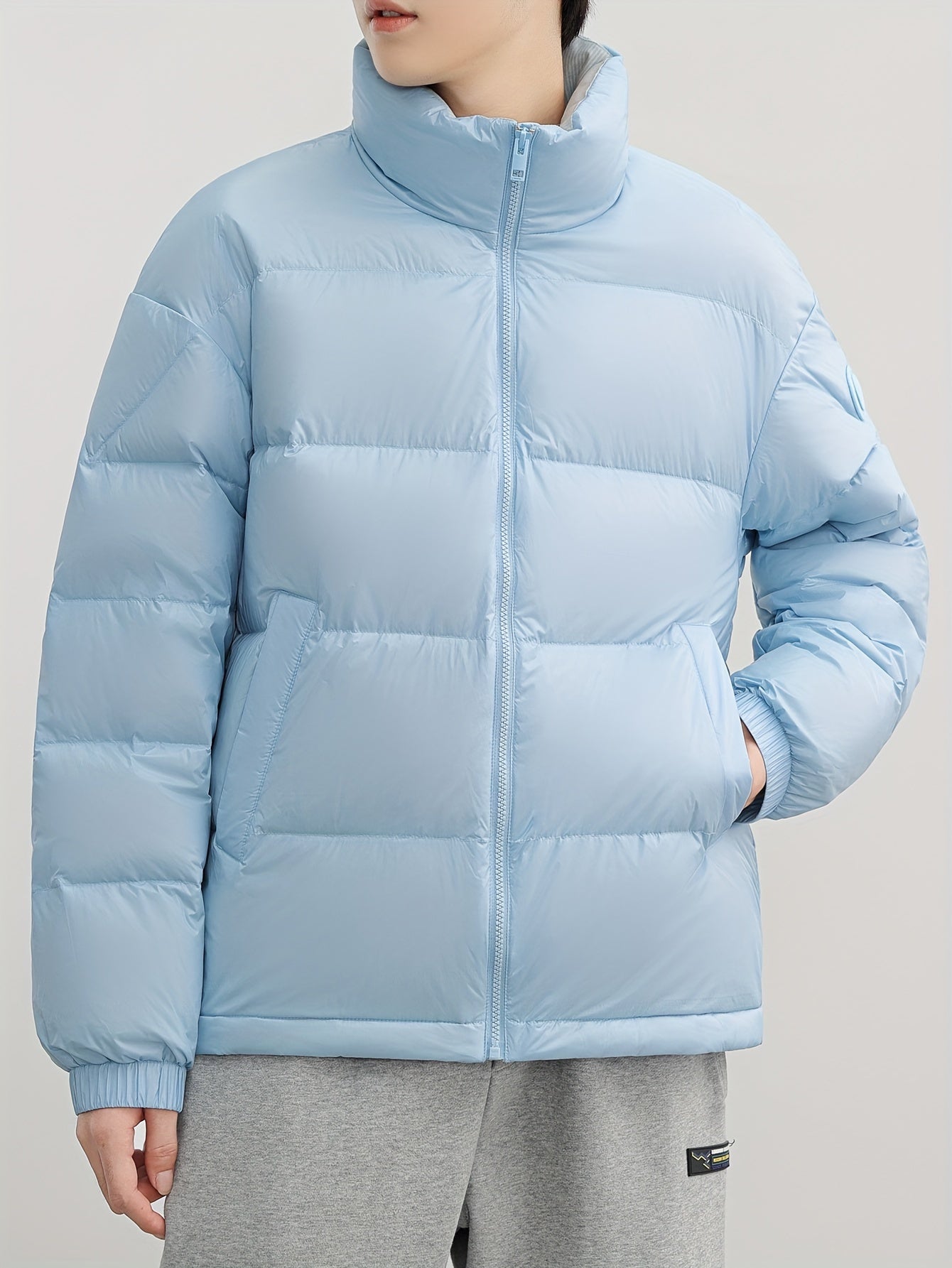 Men's Padded Jacket Stand Collar Thermal Coat