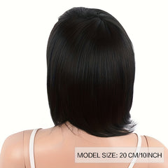 Synthetic Bob Wig Short Side Part Daily Use